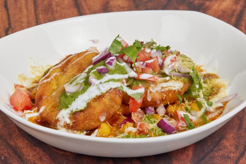 Aloo Tikki Chaat